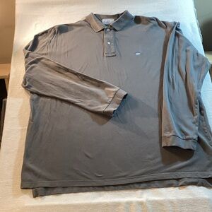 Southern Tide Charcoal Long Sleeve Polo